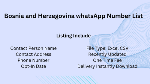 Bosnia and Herzegovina whatsApp Number List