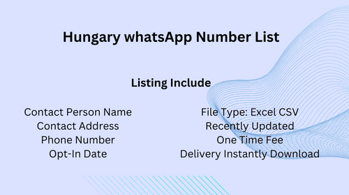 Hungary WhatsApp Number List