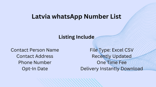 Latvia WhatsApp Number List