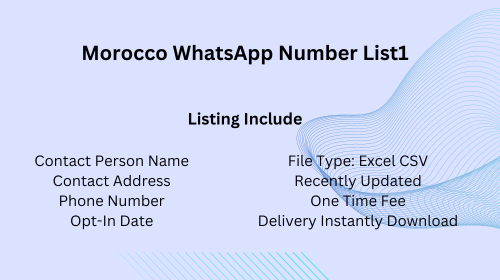 Morocco WhatsApp Number List1