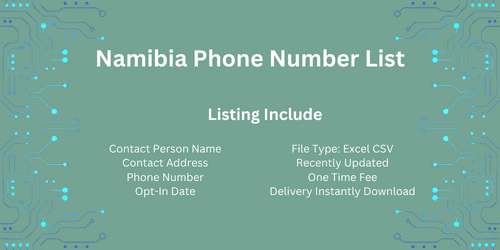 Namibia Phone Number List