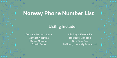 Norway Phone Number List
