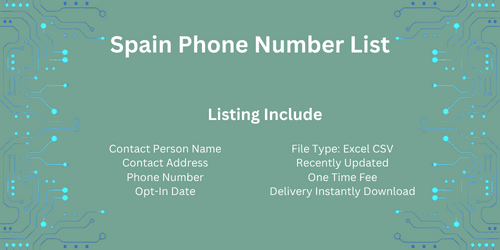 Spain Phone Number List